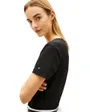 T-Shirt Femme Col V Lin Coton