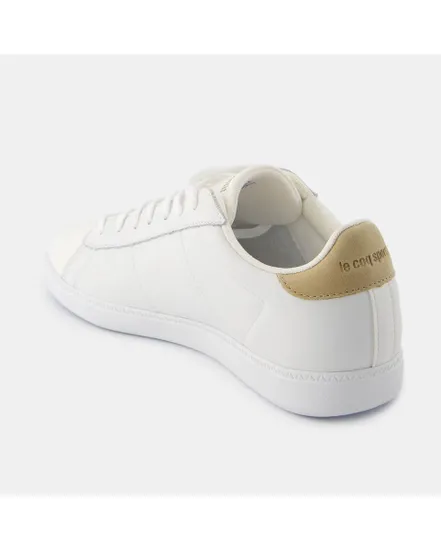 Chaussures Unisexe COURTSET_2 OPTICAL WHITE/TAN Blanc