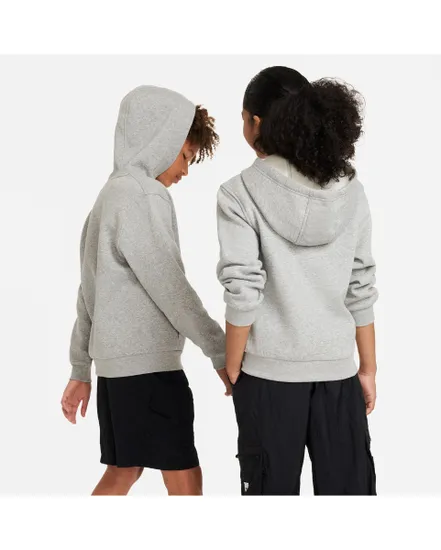 Sweat à capuche Enfant plus agé K NSW CLUB FLC HD FZ LS LBR Gris