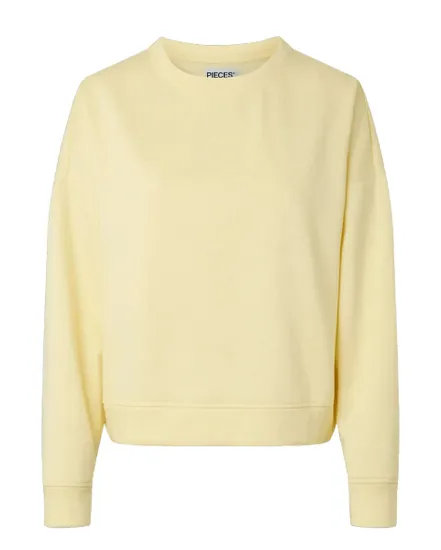 Sweat-Shirt Femme Pieces Pcchilli Ls Sweat Noos Bc
