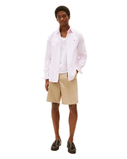 Chemise Homme HERITAGE OXFORD STRIPE RF SHIRT Rose Pale