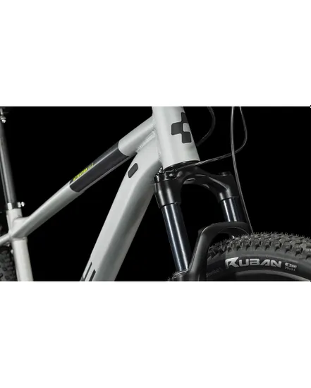 VTT semi rigide Unisexe ATTENTION SLX Gris/Jaune