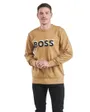 Sweat col rond Homme SOLERI 07 Beige Medium