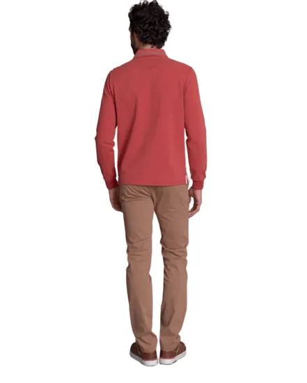 Polo manches longues Homme GUIPAVAS Braise