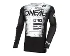 Maillot manches longues Homme MAYHEM SCARZ Noir/Blanc