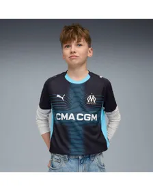 Maillot de football Enfant OM Extérieur 2025/2026 Bleu