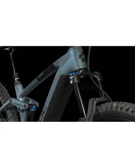 VTT électrique tout suspendu Unisexe STEREO HYBRID 140 HPC ABS 750 Gris/Bleu