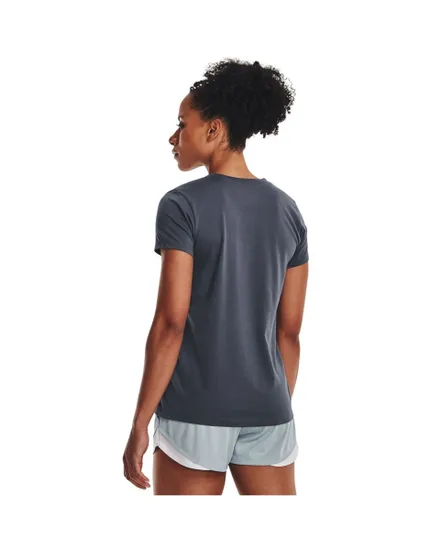 T-shirt manches courtes Femme UA W SPORTSTYLE LOGO SS Gris