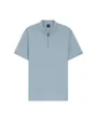 Polo Homme PASSERZIP Bleu Clair