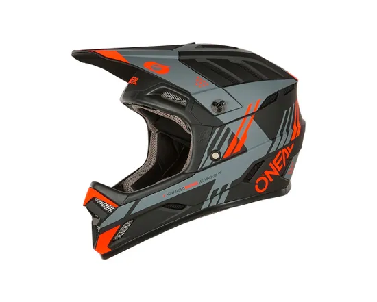 Casque intégral Unisexe BACKFLIP STRIKE Noir/Gris/Rouge