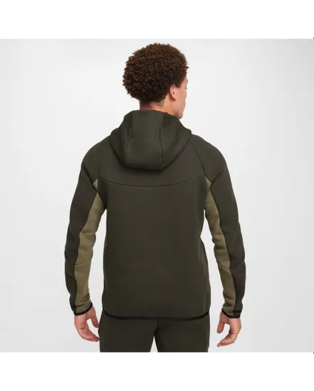 Sweat zip à capuche Homme M NK TCH FLC FZ WR HOODIE Vert