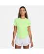 Haut de running Femme W NK TEMPO DF SS TOP Jaune-Vert