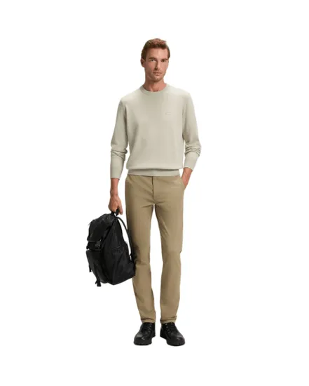 Pull col rond Homme KANOVANO S Beige Clair
