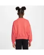 Sweat Fille G NSW CLUB FLC BXY CRW LBR Rose