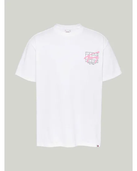 T-shirt Homme TJM REG SPRAY TEE SS Blanc