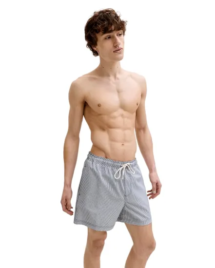 Short De Bain Homme JPSTMAUI Ocean Seersucker