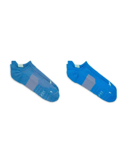 Lot de 2 paires de socquettes Unisexe U NK MLTPLIER NS 2PR - 144 Bleu