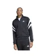 Sweat col zip Homme M TIRO TT Noir