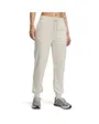 Pantalon de survetement Femme UA RIVAL TERRY JOGGERS Beige