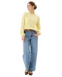 Pull Femme PCNAOMI LS O Neck Knit Noos BC