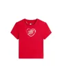 T-shirt col rond Femme SLIM SH HEART TEE Rouge