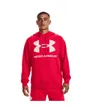 Sweatshirt à capuche manches longues Homme UA Rival Fleece Big Logo HD Rouge