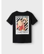 T-shirt manches courtes Enfant NKMDIO ONEPIECE SS NREG TOP BOX NOOS VDE Noir