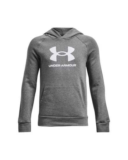 Sweat à capuche Enfant UA RIVAL FLEECE BL HOODIE Gris