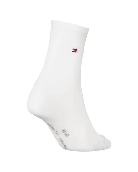Chaussettes Femme SHORT SOCK 1P PREMIUM RIB Blanc