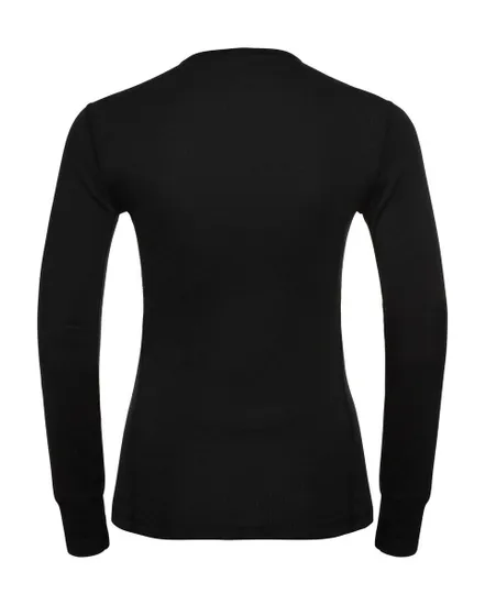 T-shirt manches longues et col rond Femme ACTIVE WARM ECO Noir
