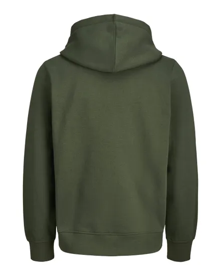 Sweat à capuche manches longues Homme JPRBLURONALDO SWEAT ZIP HOOD PRAU25 Vert
