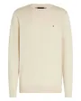 Pull col rond Homme PIMA ORG CTN CASHMERE CREW NECK Écru Chiné