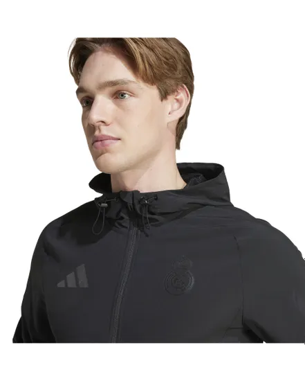 Veste zip à capuche Homme REAL TIROC VT J Noir