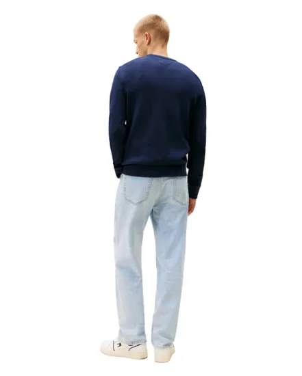 Pull col rond Homme SLIM ESS SWEATER Bleu Marine
