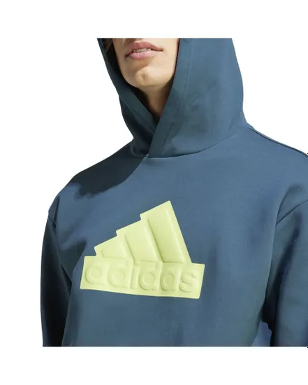 Sweat à capuche manches longues Homme M FI BOS HD Bleu