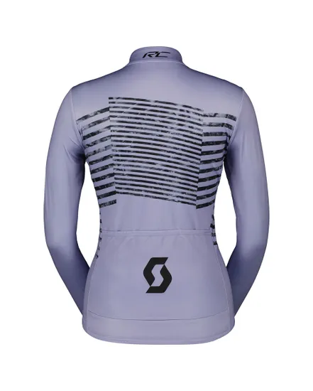 Maillot manches longues Femme RC TEAM WARM GRAPHICS Violet