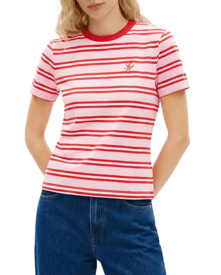 T-shirt Femme TH Script Reg C-Nk S