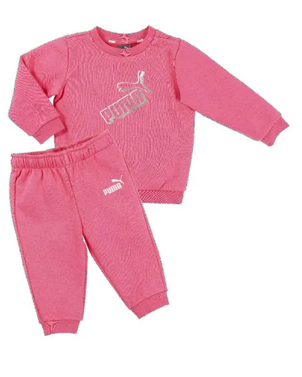 SURVETEMENT BB  MN ESS+ CRW JOGR FL ENFANT ROSE