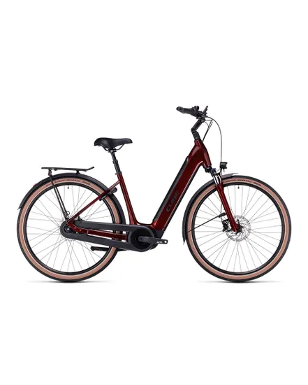 Vélo électrique urbain Unisexe SUPREME HYBRID PRO 500 Rouge