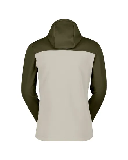 Veste polaire Homme DEFINED MID HOODY Vert Sapin/Écru