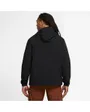 Sweat zip à capuche manches longues Homme M NK CLUB WVN FZ JKT Noir