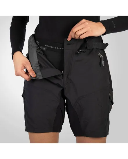 Short Femme HUMMVEE avec sous-short Noir