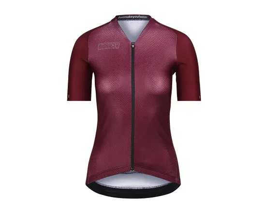 Maillot manches courtes Femme ICON COLDBLACK Bordeaux