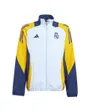 Veste zip football Enfant REAL PRE JKT Y Bleu