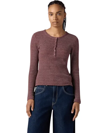 Haut Femme Dry Goods Henley Waffle