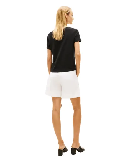 T-Shirt Femme Col V Lin Coton
