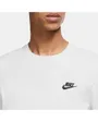 T-shirt manches longues Homme M NSW CLUB TEE - LS Blanc