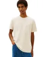 T-shirt col rond Homme REG BADGE TEE EX Écru