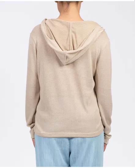 Pull manches longues Femme KNIT Beige