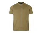 Maillot manches courtes Homme LOOP ZIPPED Vert Tweed